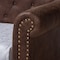 Baxton Studio Mabelle Brown Faux Leather Upholstered Daybed with Trundle 154-9396 - alternate 6